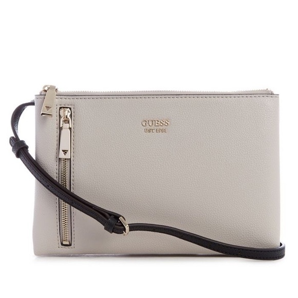 New GUESS Naya Double Zip Crossbody Bag - Picture 1 of 6